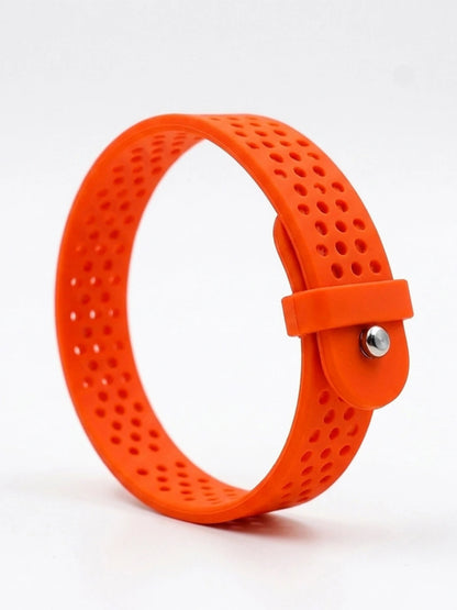 Pulseira Acessório Mormaii Silicone Laranja